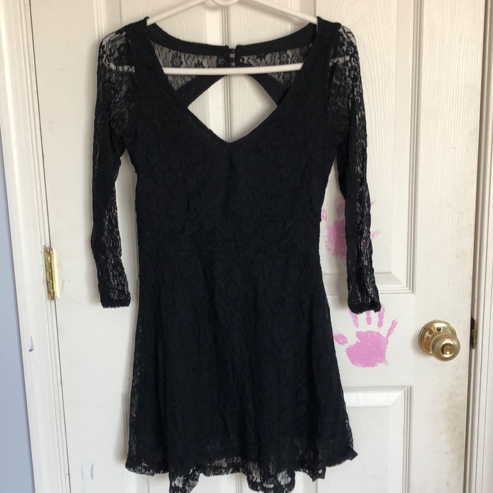 AE Black Lace Dress